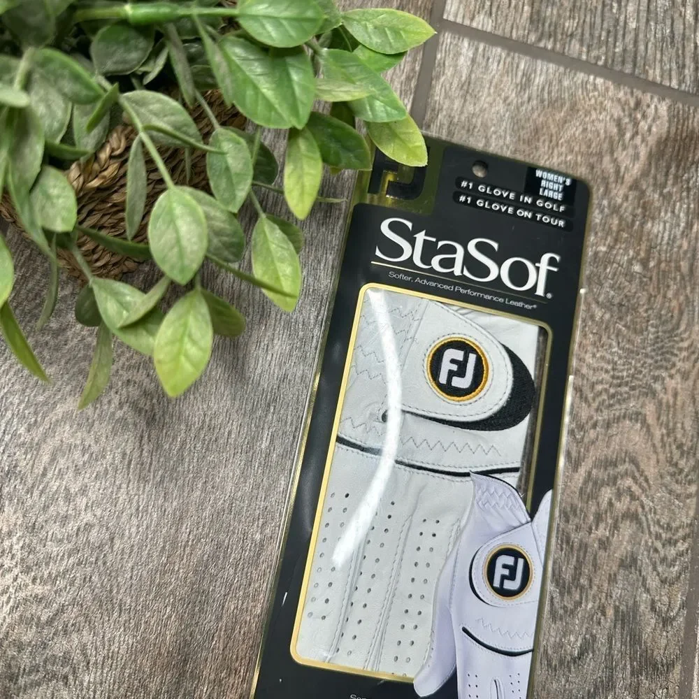 FootJoy StaSof Premium White Golf Glove